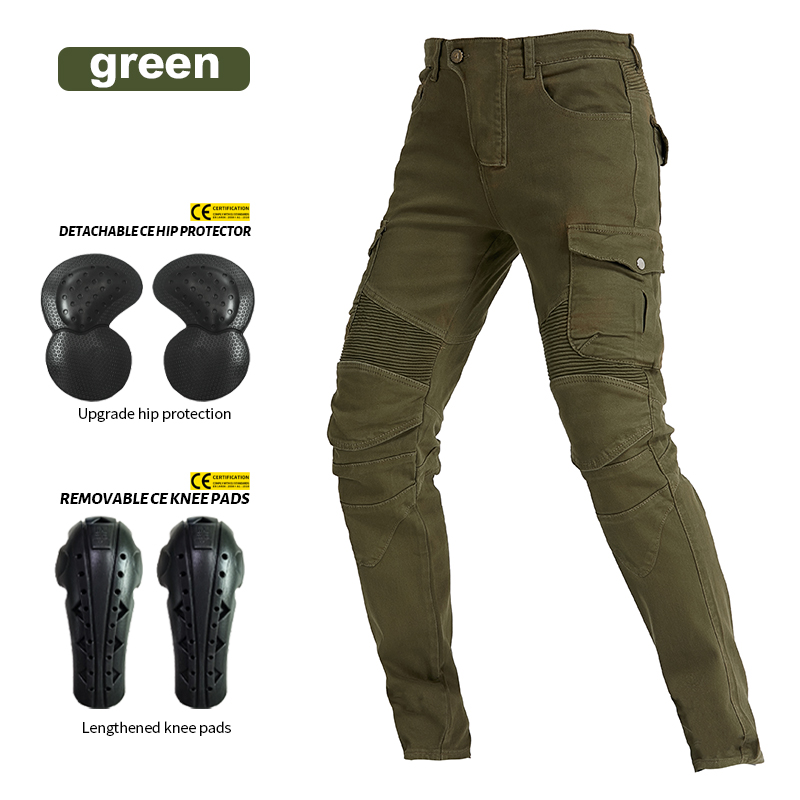 Motorcycle Gear Jeans - กางเกงยีนส์มอเตอร์ไซค์ กางเกงขี่มอเตอร์ไซค์ พร้อมอุปกรณ์ป้องกัน สำหรับขี่ท่องเที่ยว พร้อมอุปกรณ์ป้องกัน สำหรับฤดูร้อน