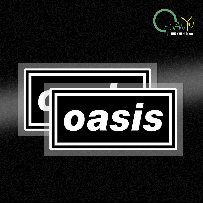 Motorcycle Gear Equipment - Oasis Story วงร็อคบุคลิกภาพความคิดสร้างสรรค์น่ารักธงรถสติกเกอร์สติ๊กเกอร์ติดรถจักรยานยนต์กันน้ําตกแต่ง