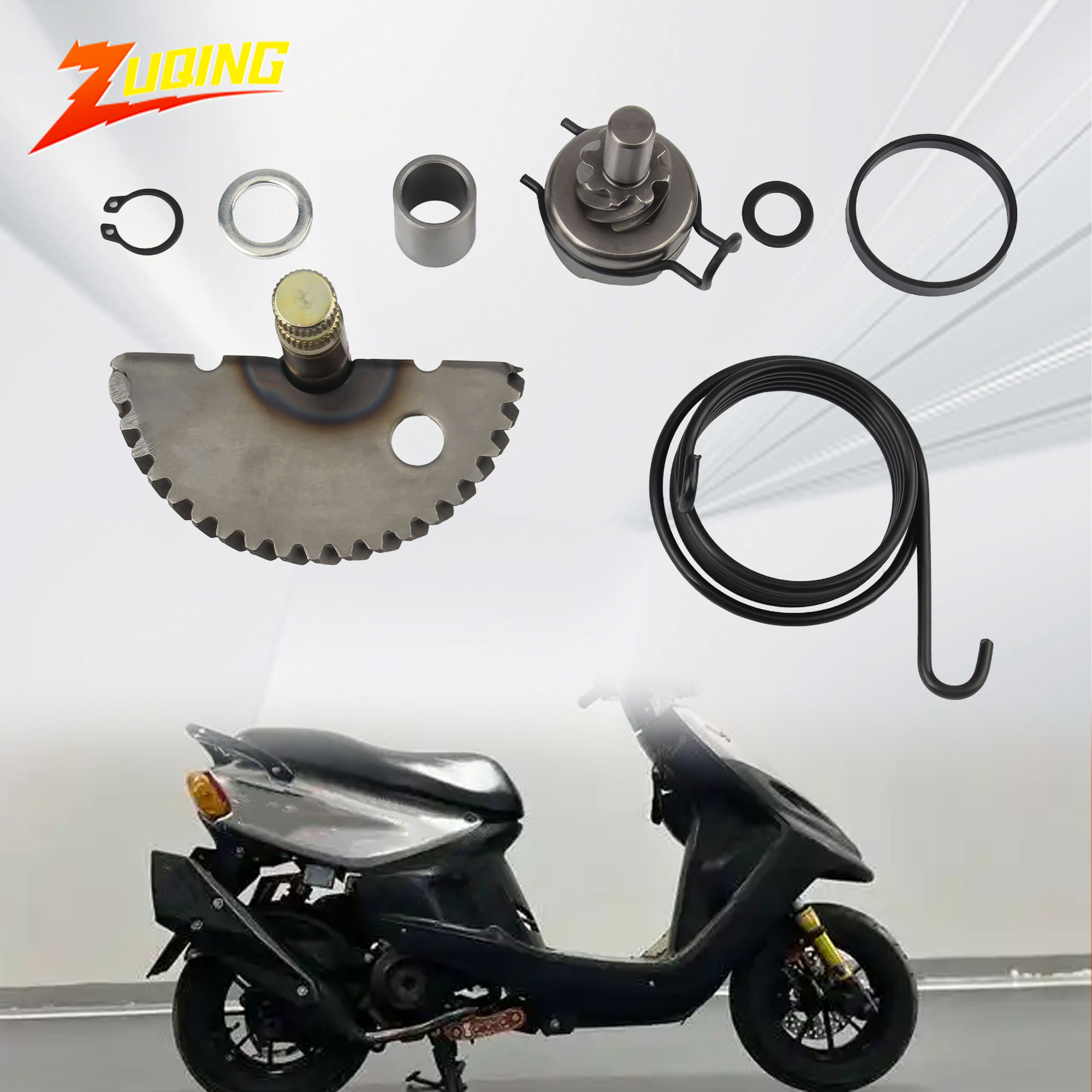 Motorcycle Gear Equipment - รถจักรยานยนต์Starter Lever Shaft Gear Assembly KitสําหรับGY6