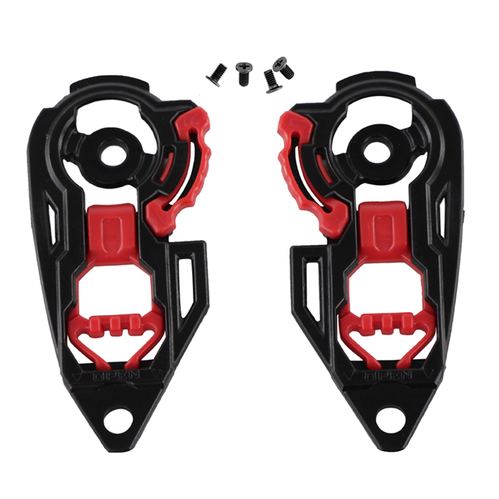 Motorcycle Gear Deals - หมวกกันน็อคShield Visorชุดแผ่นเกียร์, 1 คู่รถจักรยานยนต์หมวกกันน็อคVisorฐานสําหรับAGV K1 K3sv