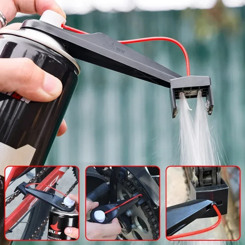 Motorcycle Gear Equipment - อุปกรณ์ฉีดจ่ายน้ำมันสำหรับทำความสะอาดและบำรุงรักษาโซ่รถจักรยานยนต์ อุปกรณ์ซ่อมบำรุงและเครื่องมือเสริมสำหรับรถจักรยานยนต์