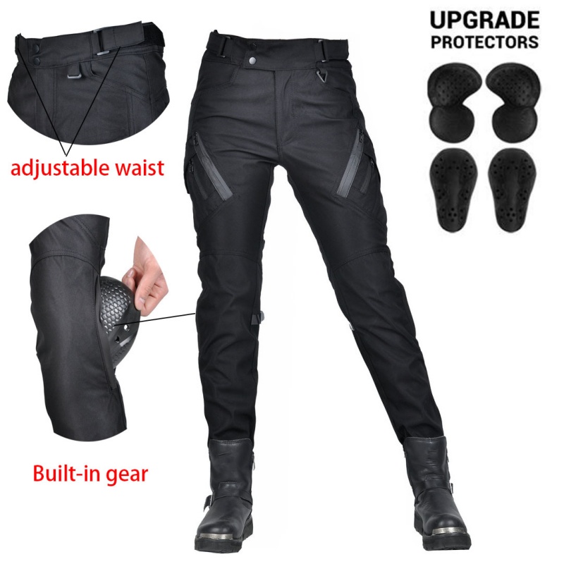 กางเกงขี่มอเตอร์ไซค์กันน้ำกันล - Motorcycle Gear Jeans บทวิจารณ์และราคา