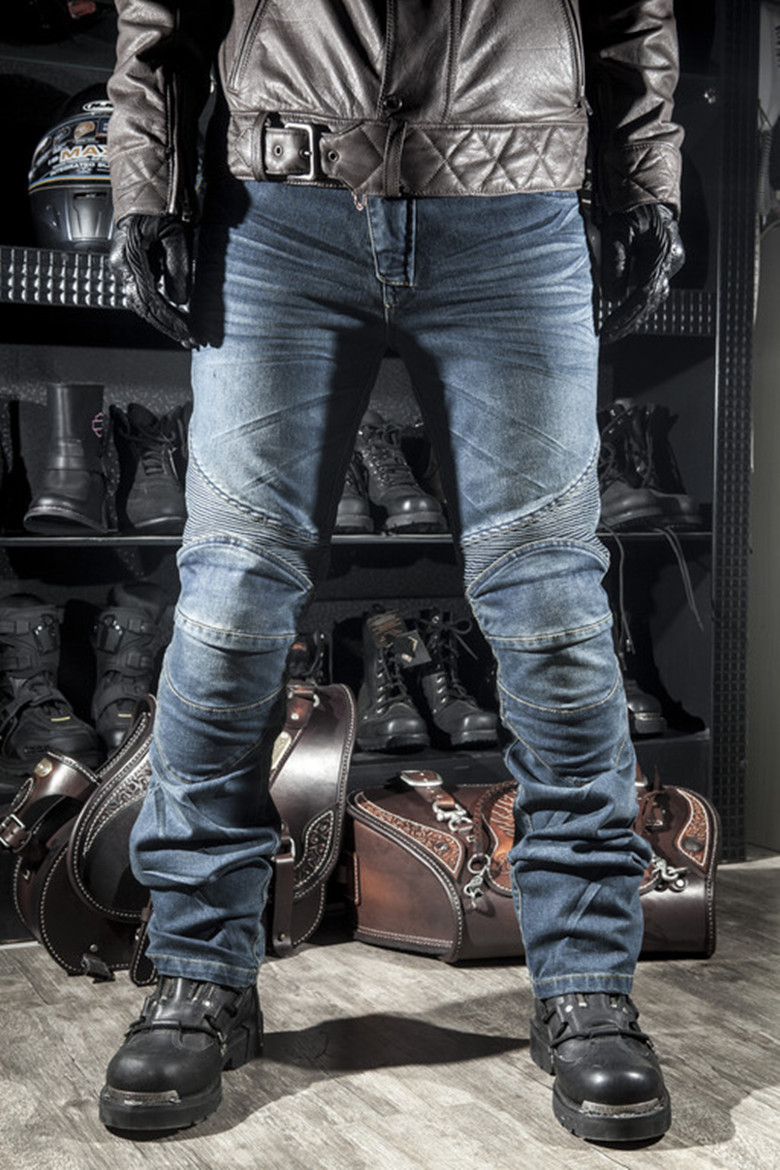 กลางแจ้งผู้ชายรถจักรยานยนต์ An - Motorcycle Gear Jeans บทวิจารณ์และราคา