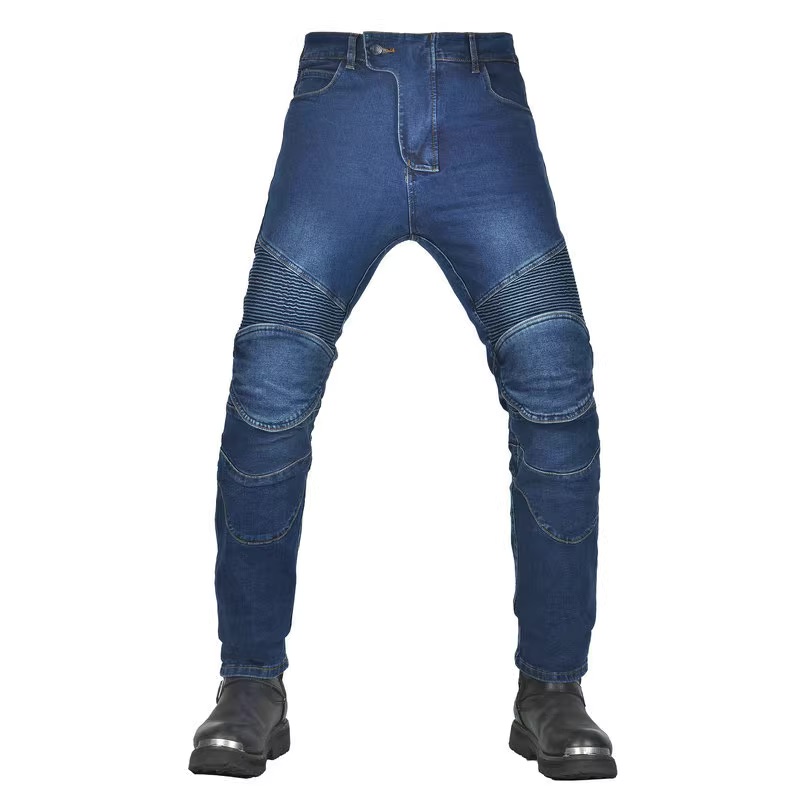 ใหม่วิบากสีดําสีเทากางเกงผู้ชา - Motorcycle Gear Jeans บทวิจารณ์และราคา