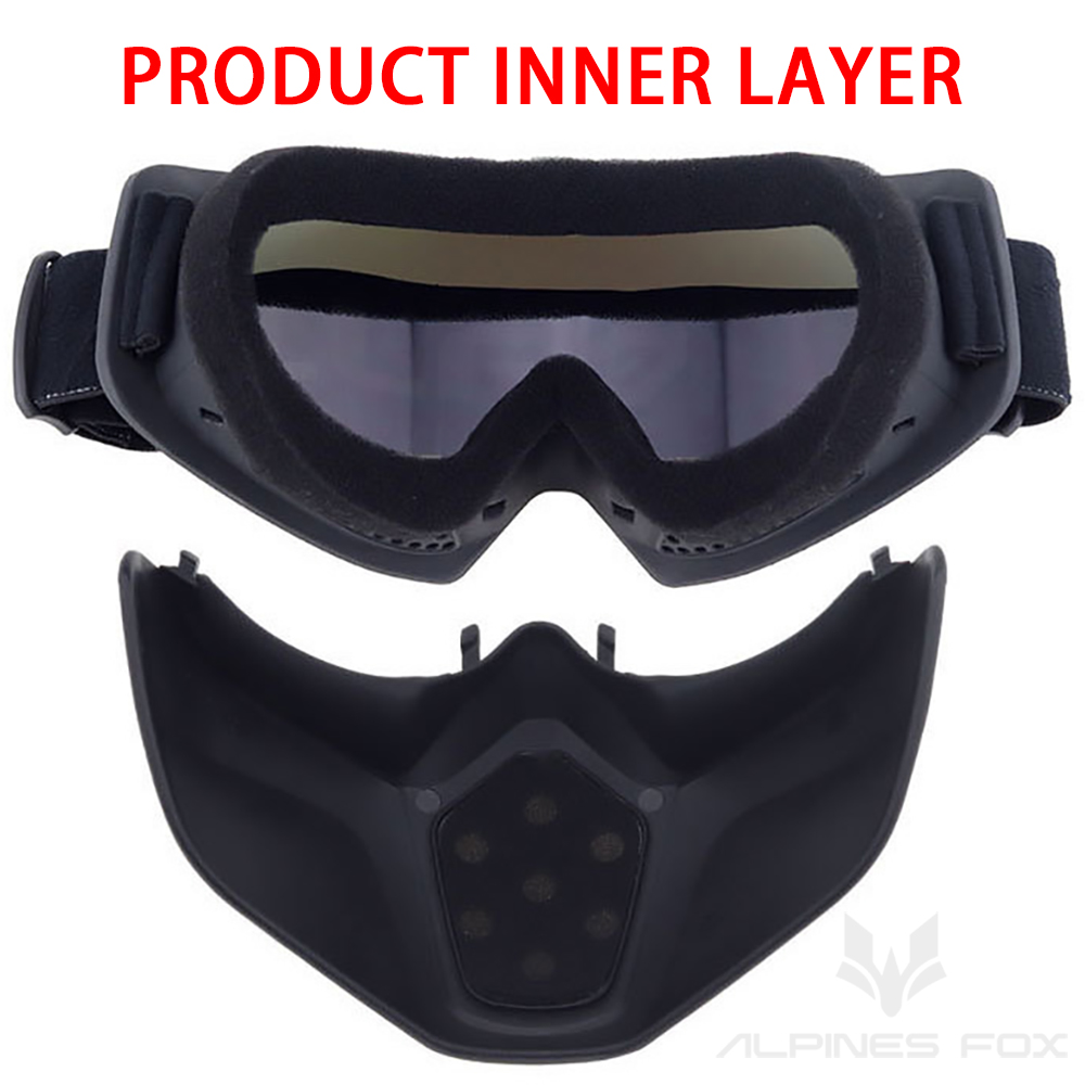 แว่นตาสำหรับหมวกกันน็อคมอเตอร์ - Motorcycle Gear Alpine บทวิจารณ์และราคา