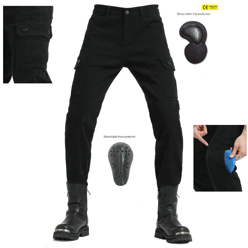 กางเกงยีนส์มอเตอร์ไซค์สำหรับผู - Motorcycle Gear Jeans บทวิจารณ์และราคา