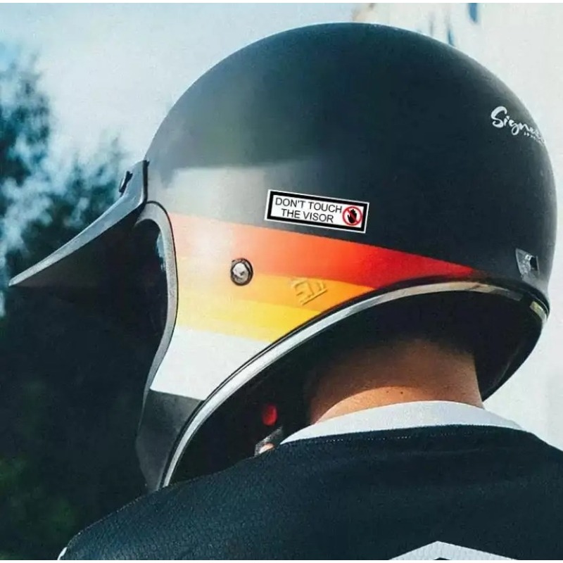 ชุดสติกเกอร์เตือนสำหรับหมวกกัน - Motorcycle Gear Deals บทวิจารณ์และราคา