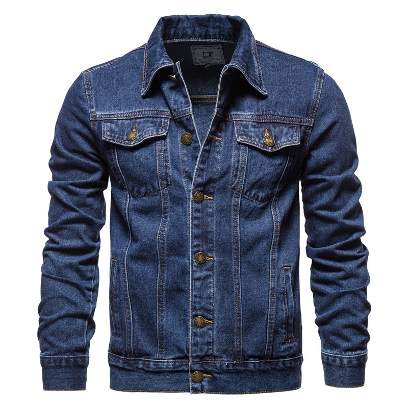 แจ็คเก็ตยีนส์ผู้ชายสีพื้น ฤดูใ - Motorcycle Gear Jeans บทวิจารณ์และราคา