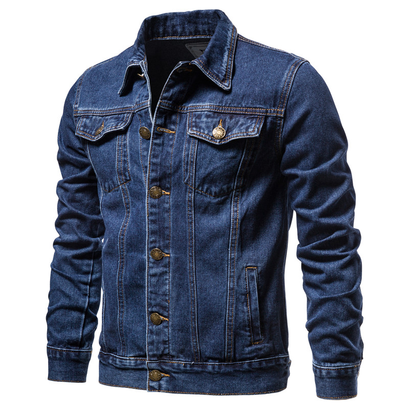แจ็คเก็ตยีนส์ผู้ชายสีพื้น ฤดูใ - Motorcycle Gear Jeans บทวิจารณ์และราคา