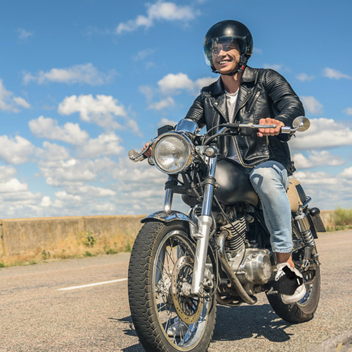 ที่ป้องกันรองเท้าสำหรับเปลี่ยน - Motorcycle Wearing Gear บทวิจารณ์และราคา