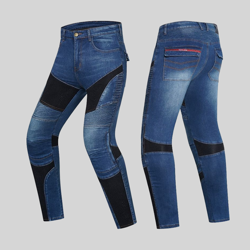 รถจักรยานยนต์กลางแจ้งผู้ชายกาง - Motorcycle Gear Jeans บทวิจารณ์และราคา