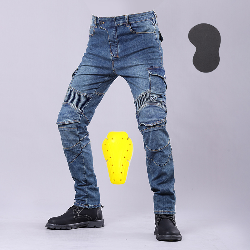 กางเกงยีนส์ขี่มอเตอร์ไซค์สี่ฤด - Motorcycle Gear Jeans บทวิจารณ์และราคา